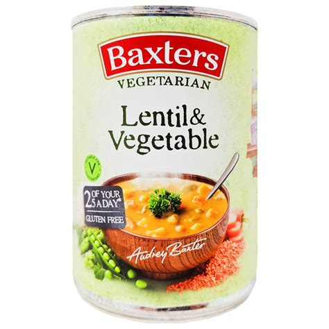 Baxters Lentil And Vegetable Soup 400g Blightys British Store