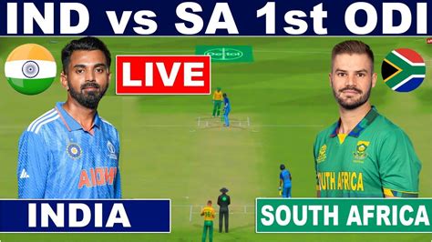 Live Ind Vs Sa 1st Odi Match Live Cricket Match Today Ind Vs Sa