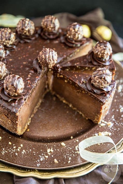 Ferrero Rocher Nutella Cheesecake | Recipe | Desserts, Nutella desserts
