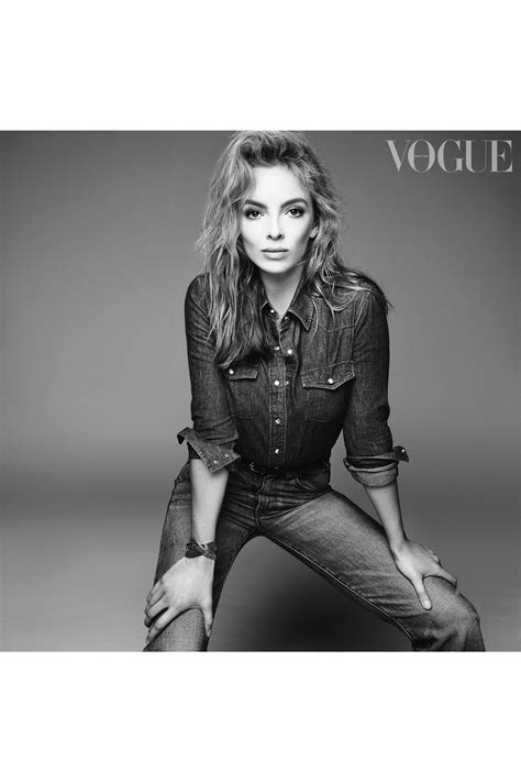Jodie Comer Aces Double Denim In Celine On Her Second British Vogue