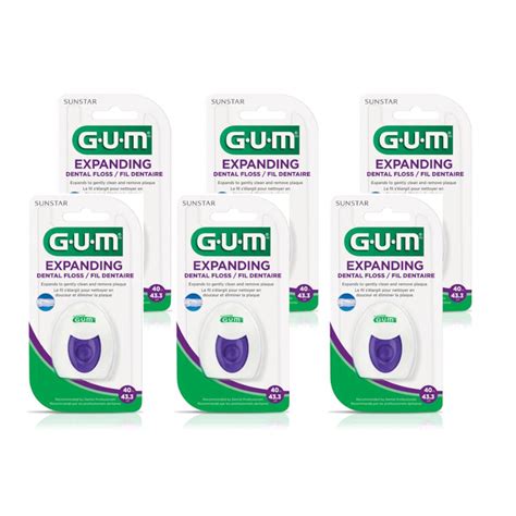 GUM Expanding Floss 2030 6 Pack