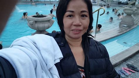 swimming in budapest thermal bath youtube