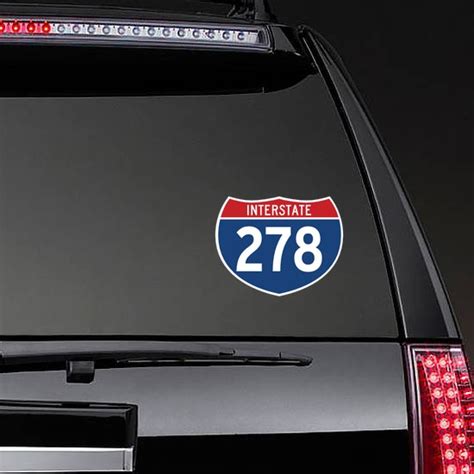 Interstate 278 Sign Sticker
