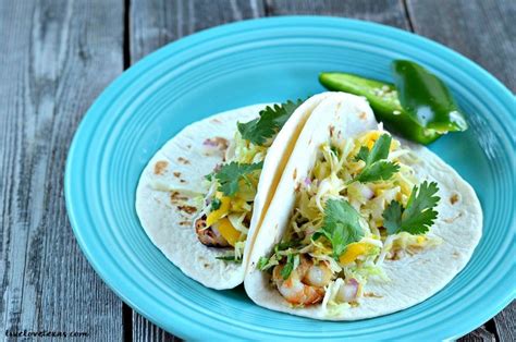 Grilled Shrimp Tacos With Jalapeño Mango Slaw Recipe