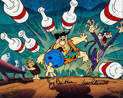 The Flintstones King Pin Cel Hanna Barbera 1994 Disney Cartoon