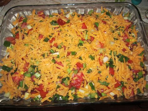 Best Ever Seven Layered Salad Recipe With Green Peas And