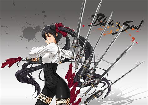 2048x2732px Free Download Hd Wallpaper Anime Anime Girls Blade And Soul Long Hair Black