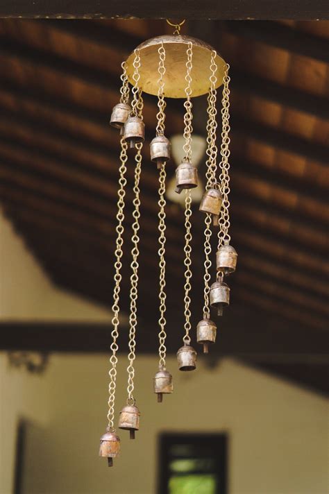 Indian Feng Sui Bell Wind Chime For Outdoor Garden Home Etsy