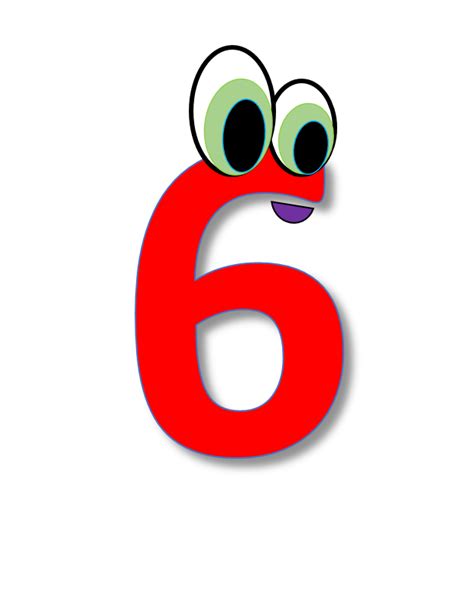 Number 6 Red Background Clip Art At Clkercom Vector Clip Art Online Images