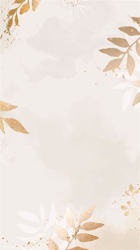 Christmas Patterned On Beige Background Mobile Phone Wallpaper Vector