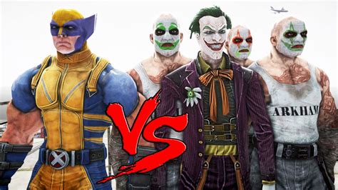 The Joker Vs Wolverine Epic Battle Youtube