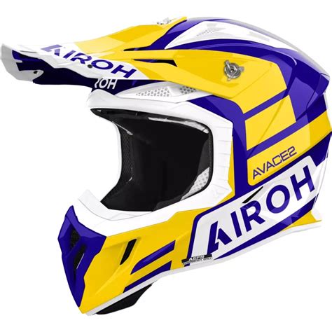 Casque Airoh Aviator Ace 2 Sake Jaune Brillant Casque Cross