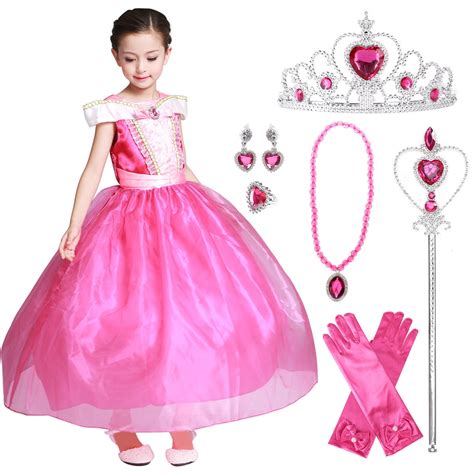 Buy Sleeping Beauty Princess Costume Girls Birthday Party Dress Up With