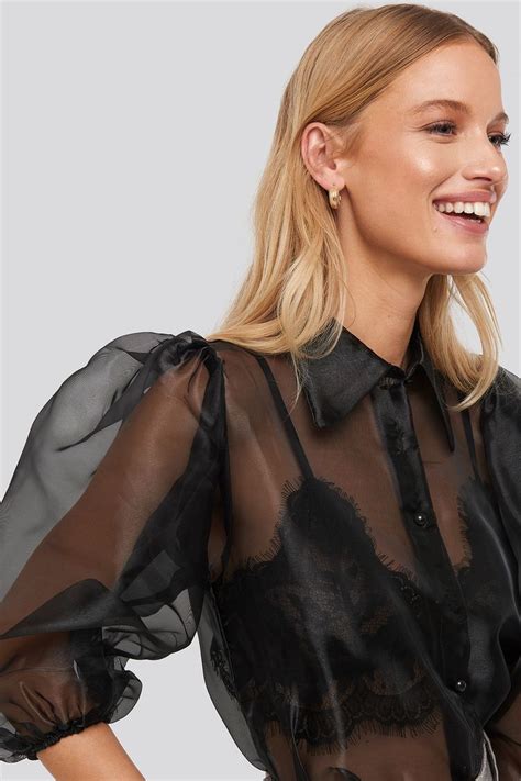 trendyol organza blouse black modesens organza blouse fashion tops blouse black blouse