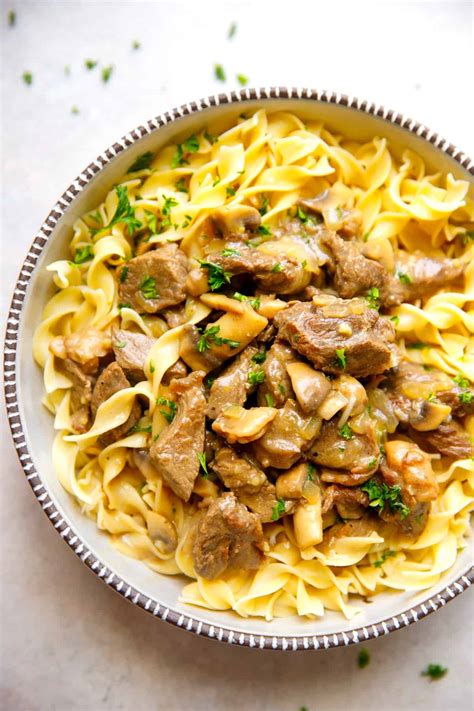 Easy Beef Stroganoff Recipe Cooking LSL