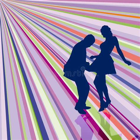Vintage Dancers Stock Vector Illustration Of Party Swing 63972857