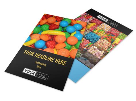 Sweet Candy Store Flyer Template Mycreativeshop