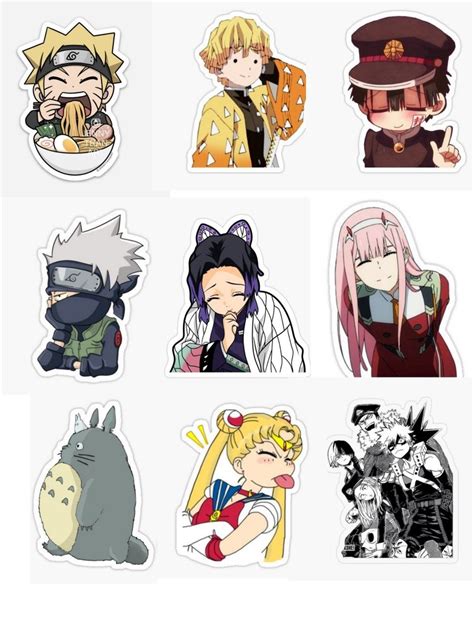 Stikers Anime Pegatinas Bonitas Dibujos Bonitos Pegatinas Kawaii