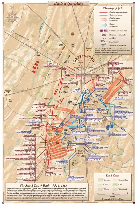 Gettysburg Battlefield Maps M O N I D E S I G N