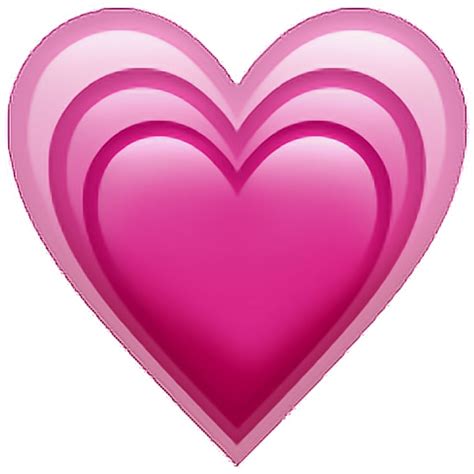 Download Heart Emoji Iphone Emojiip Pink Sticker Png Tumblr Growing