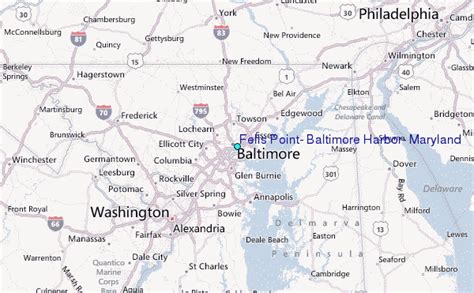 Fells Point Baltimore Harbor Maryland Tide Station Location Guide