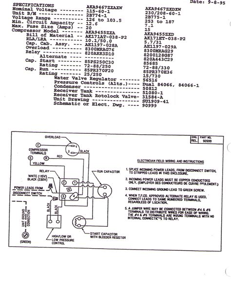 Hermetic Compressor Wiring Diagram