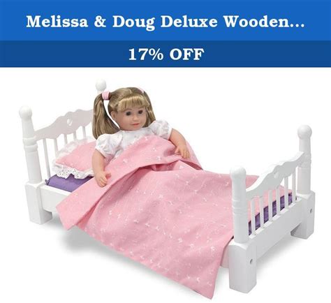 melissa and doug deluxe wooden doll furniture bed by 789 melissa and doug deluxe wooden doll