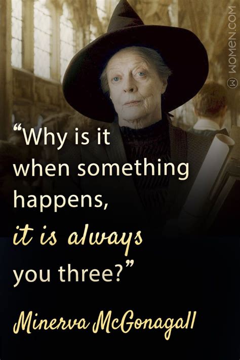Top 10 Most Memorable Minerva Mcgonagall Quotes How To Memorize Things Harry Potter Quotes