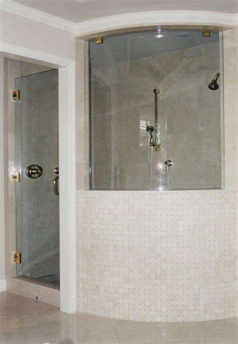 shower glass harbor all glass and mirror inc