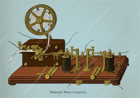 Morses Telegraph 19th Century Stock Image C0304561 Science