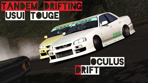 Touge Tandem Drifting Oculus Rift Vr Gameplay Assetto Corsa Usui