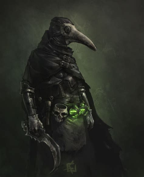 ArtStation Plague Doctor Alexander Koval Plague Doctor Dark Fantasy Art Darkest Dungeon