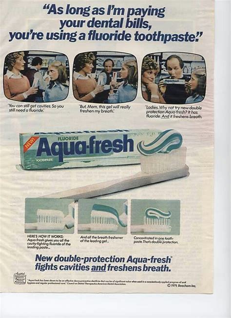 Aqua Fresh Toothpaste Circa 1979 Aquafresh Toothpaste Do You Remember