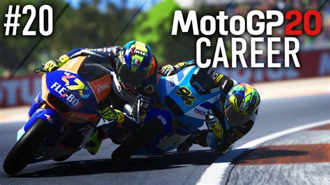 motogp 20 career mode gameplay part 20 the moto2 finale motogp 2020 game ps4 pc youtube