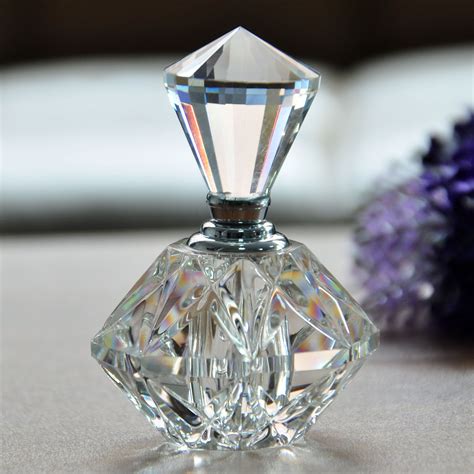 1359 Aud Wholesales Elegant Crystal Glass Perfume Bottle Home Decor