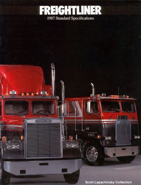 Pin By Josh On Classic Truck Brochures Freightliner Trucks