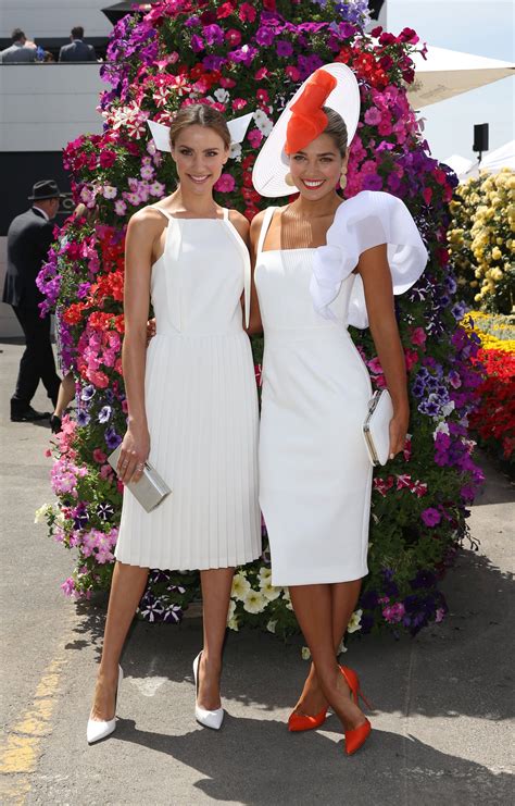 Rachael Finch And Ashley Hart Race Day Fashion Race Day Outfits