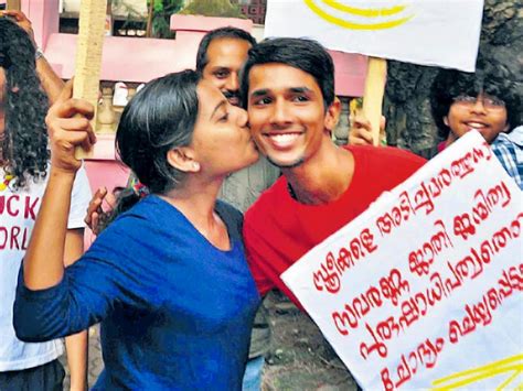 Kiss Of Love Protest In Kerala To Break The Stereotype Of Hugging And
