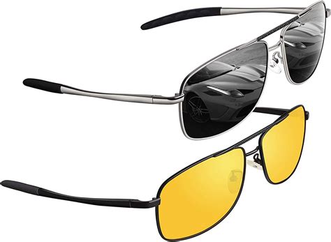 Driving Sunglasses Men 58mm Hd Polarized Anti Glare Lens Night Uk Clothing