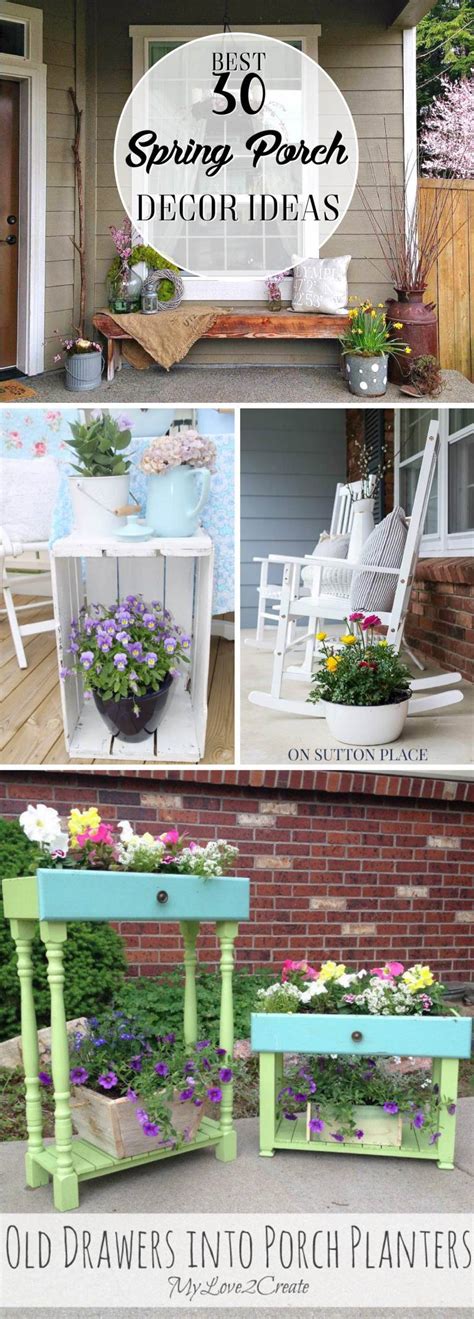 30 Remarkable Spring Porch Decor Ideas Adding Pretty Blooms To The