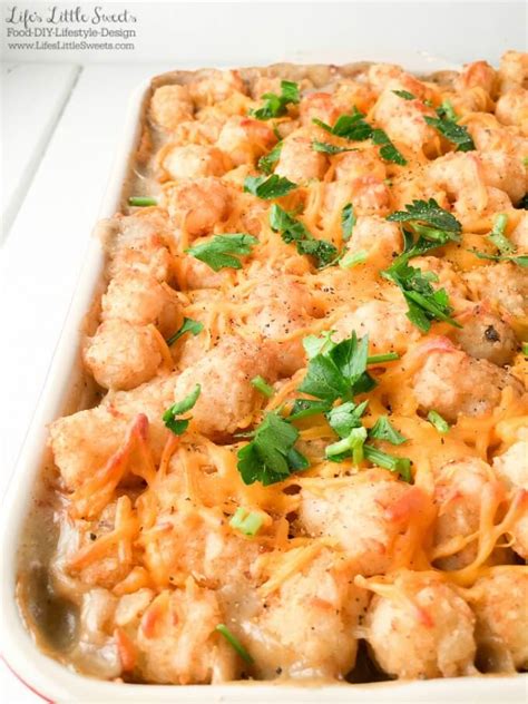 Classic Homemade Tater Tot Casserole From Scratch No Canned Soups