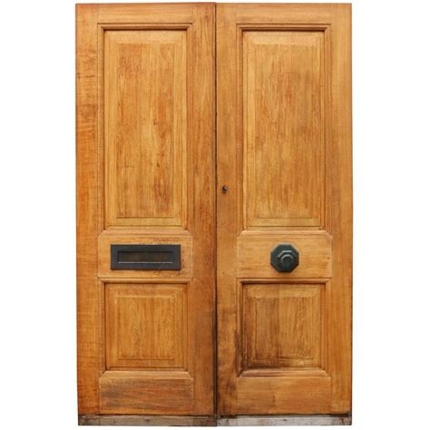 Pair Of Reclaimed Teak Exterior Double Doors For Sale At 1stdibs