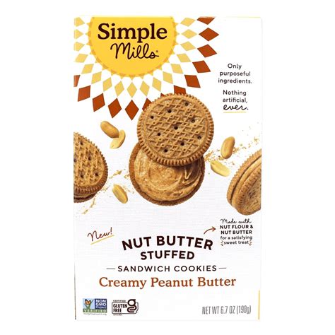 Simple Mills Nut Butter Cookies Peanut Butter At Natura Market
