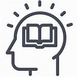 Icon Education Head Icons Mind Learning Outline