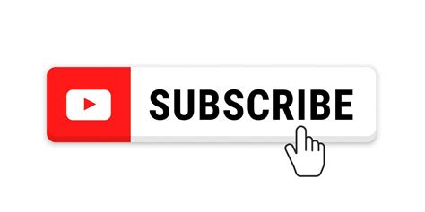 Subscribe Button For Youtube Vector Art At Vecteezy