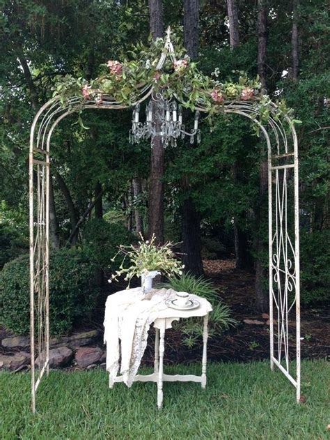Metal Wedding Arch Decorations Arbor White Archway Metal Wedding Arch