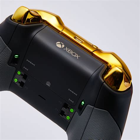 Xbox Elite Custom Controller Red Shadow Gold Edition