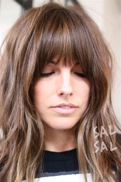 Stunning Ideas Of Medium Length Hairstyles With Bangs ★ See More
