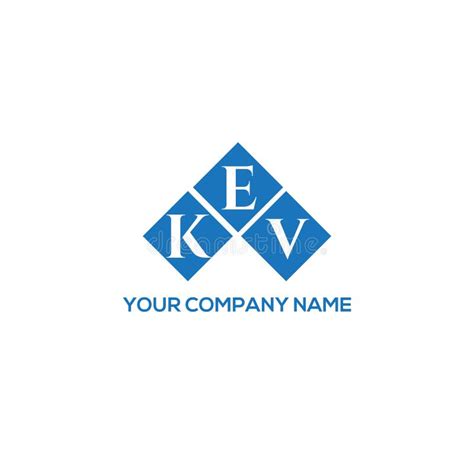 Kev Letter Logo Design On Black Background Kev Creative Initials