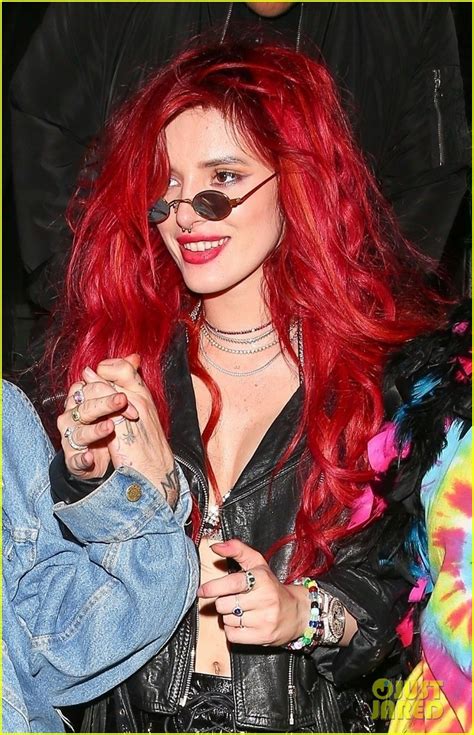 Bella Thorne Debuts New Bright Red Hair Photo Photo Gallery Just Jared Jr